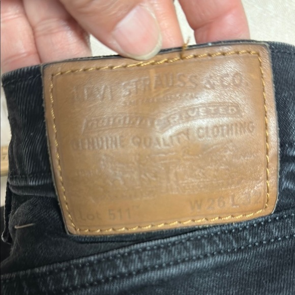 Levi's Black Skinny Jeans Classic Style - Picture 8 of 8